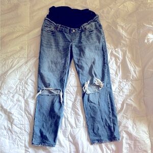 Abercrombie maternity jeans ankle straight